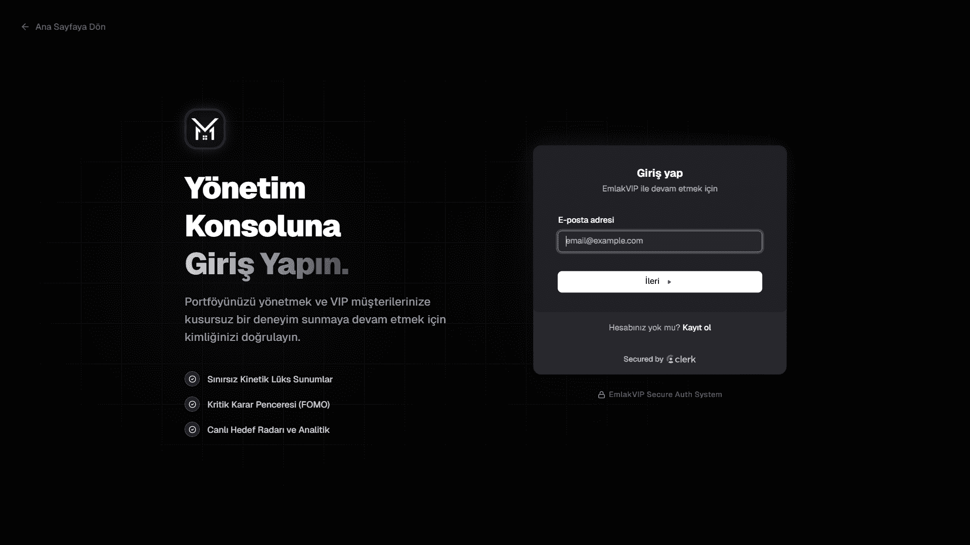 emlak arayüzü — kare 5